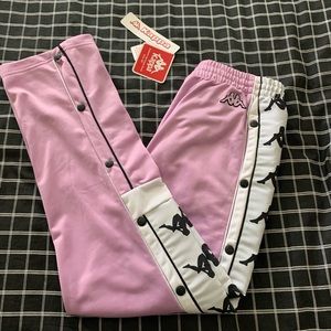 Authentic Kappa tear away pants